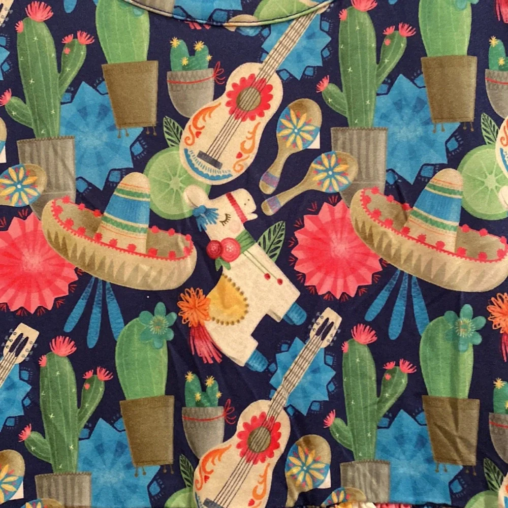 Pete and Lucy dress size 2T Cinco De Mayo Taco Tuesday Sensory Friendly